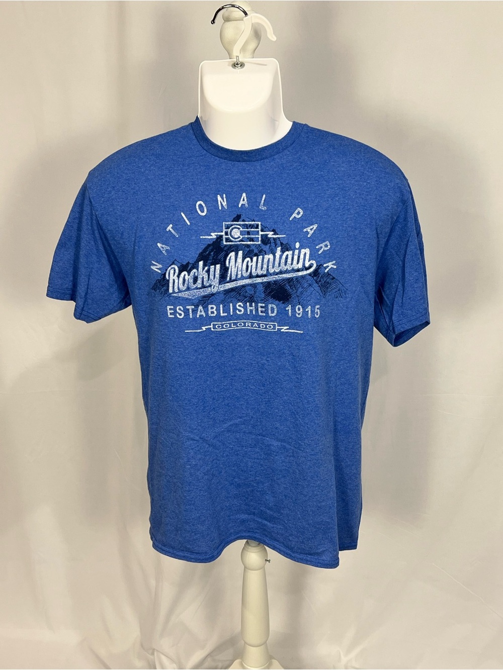 Delta Blue Rocky Mountain Graphic Tee - Men's